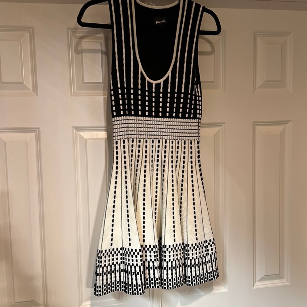 Just Cavalli black and white sundress
